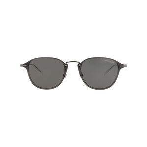 Montblanc Round-Frame Injection Sunglasses Grey Mens